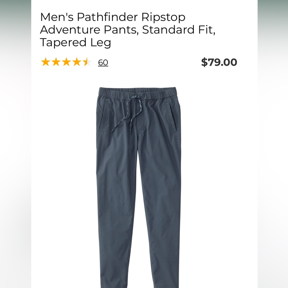 NWOT L.L. Bean Pathfinder Ripstop Adventure Pants - Picture 2 of 12